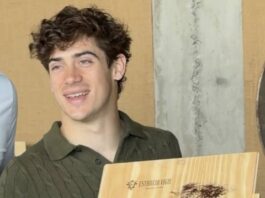 Colapinto disfrutó de Buenos Aires con asado y malbec