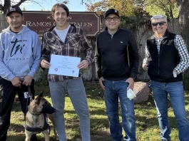 Narices de élite en Mendoza: los perros que protegen la pureza del vino visitan bodegas locales