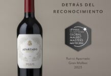 Rutini Apartado Gran Malbec 2023 recibe la Master Medal de The Drinks Business